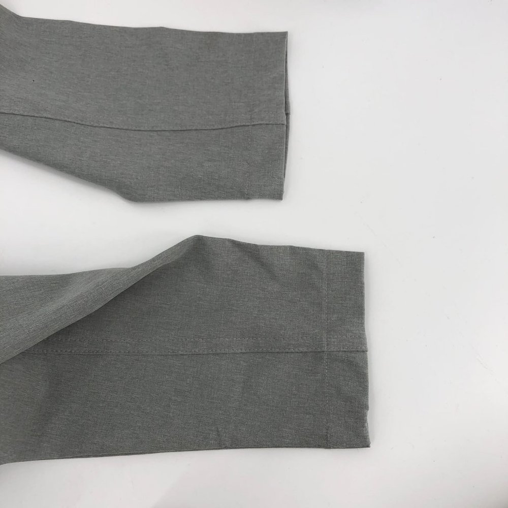 Gray Polyester Basic Jacket | Size M - image 3